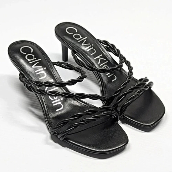 Calvin Klein Women's Ileyia Strappy Slip-On Dress Sandals Size 7 M (MSRP $99) - Picture 2 of 9